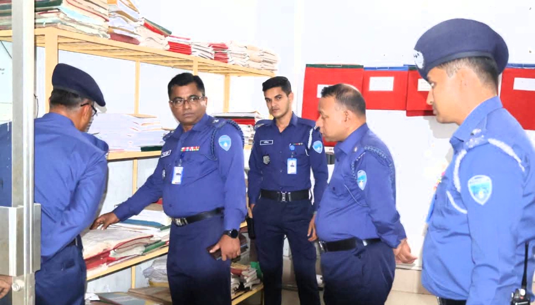 ব্রাহ্মনবাড়িয়া পুলিশ সুপার কর্তৃক নাসিরনগর থানা ও চাতলপাড় পুলিশ তদন্তকেন্দ্র পরিদর্শন